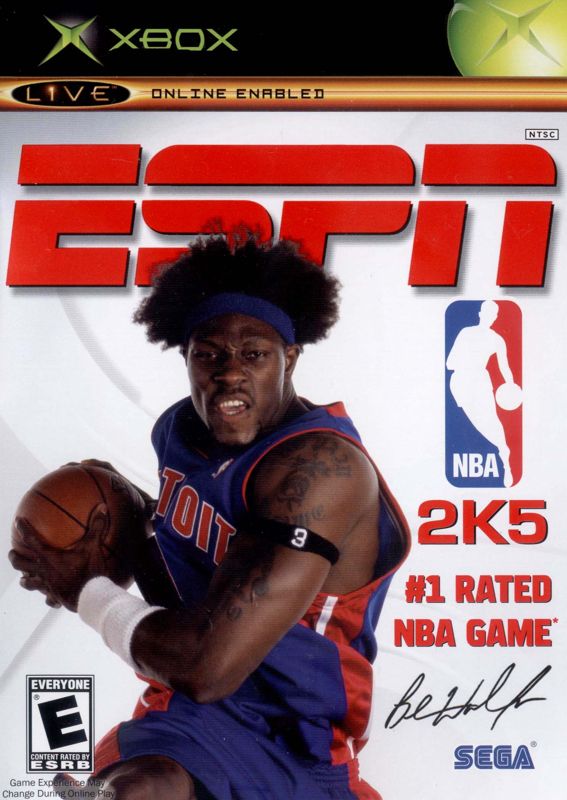 ESPN NBA 2K5 box art for Xbox